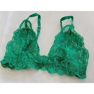 NWOT HAH Intimates S Chi Bralittle Green Lace 119218